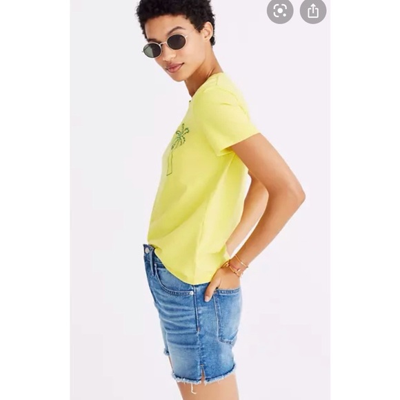 Embroidered Palm Radio Boxy Tee - Picture 4 of 4